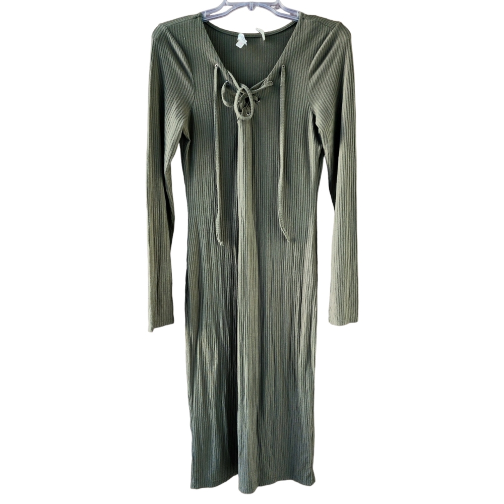 Women's Ribbed Maxi Dress